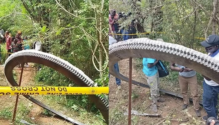 کینیا کے ایک گاؤں میں 500 کلوگرام خلائی کچرا آکر گرگیا