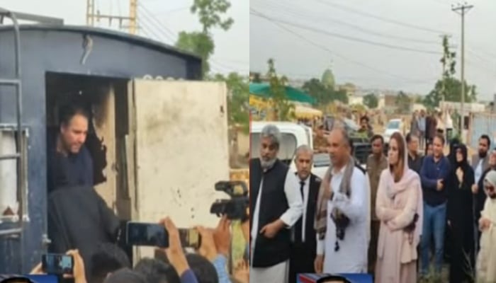 اڈیالہ جیل میں ملاقات کیلئے آئے پی ٹی آئی رہنماؤں اور عمران خان کی 3 بہنوں کو گرفتار کرلیا گیا